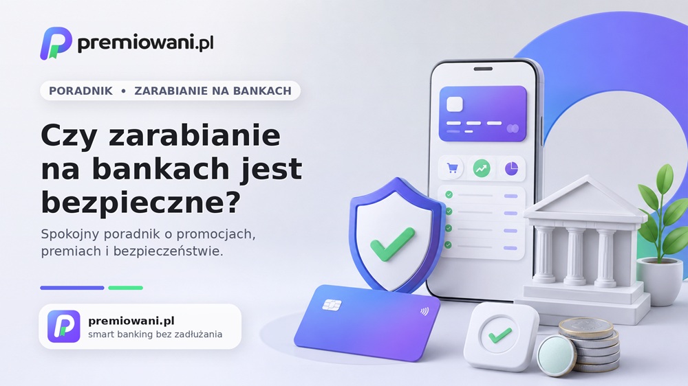 Czy zarabianie na bankach jest bezpieczne - poradnik o promocjach bankowych i premiach