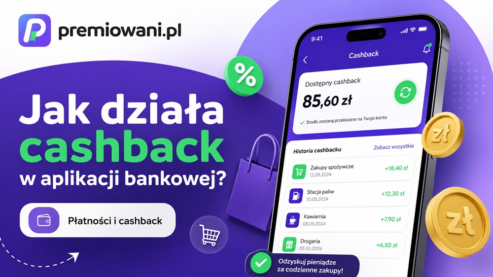 Jak działa cashback w aplikacji bankowej – zwroty za zakupy na koncie bankowym