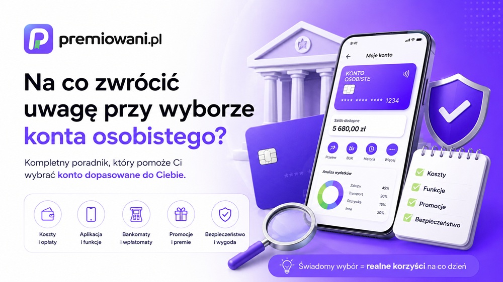 Na co zwrócić uwagę przy wyborze konta osobistego – koszty, promocje i bezpieczeństwo