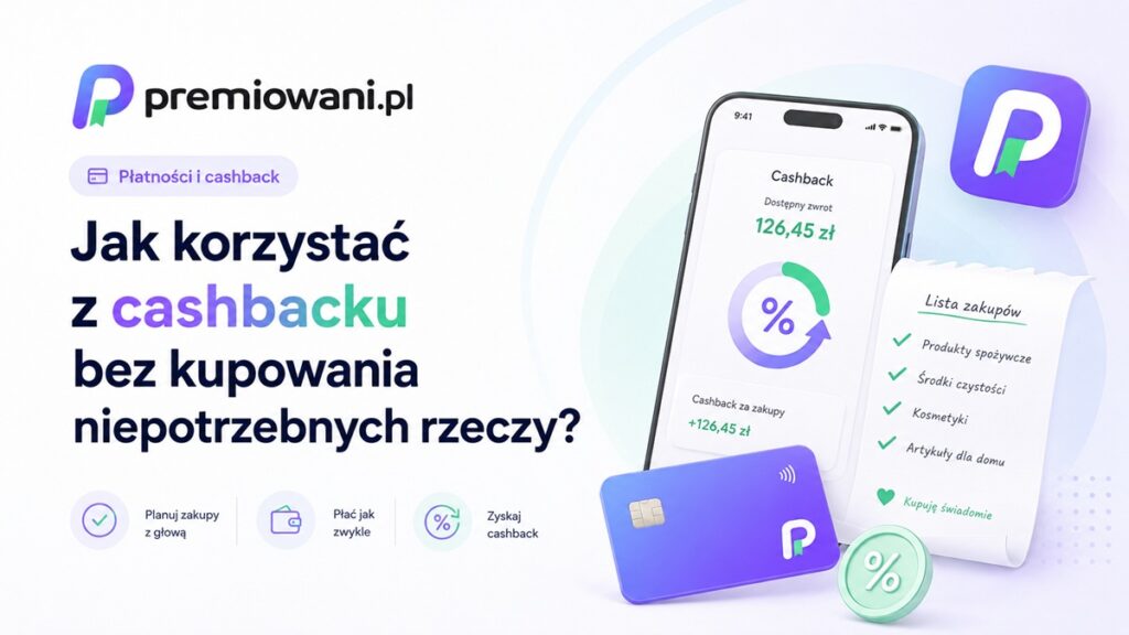 Cashback bez zbędnych zakupów – planowanie wydatków i zwrot za płatności