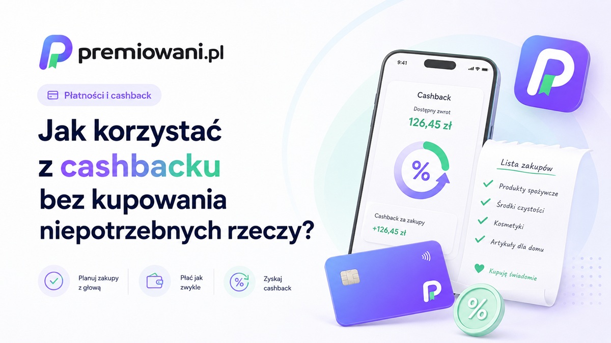 Cashback bez zbędnych zakupów – planowanie wydatków i zwrot za płatności