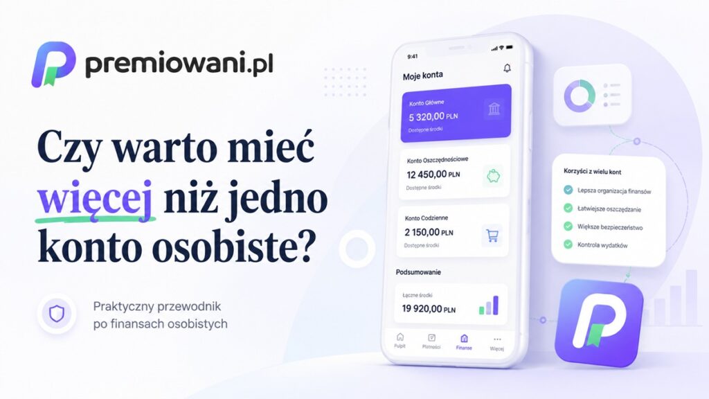 Więcej niż jedno konto osobiste – zarządzanie kilkoma rachunkami w aplikacji bankowej