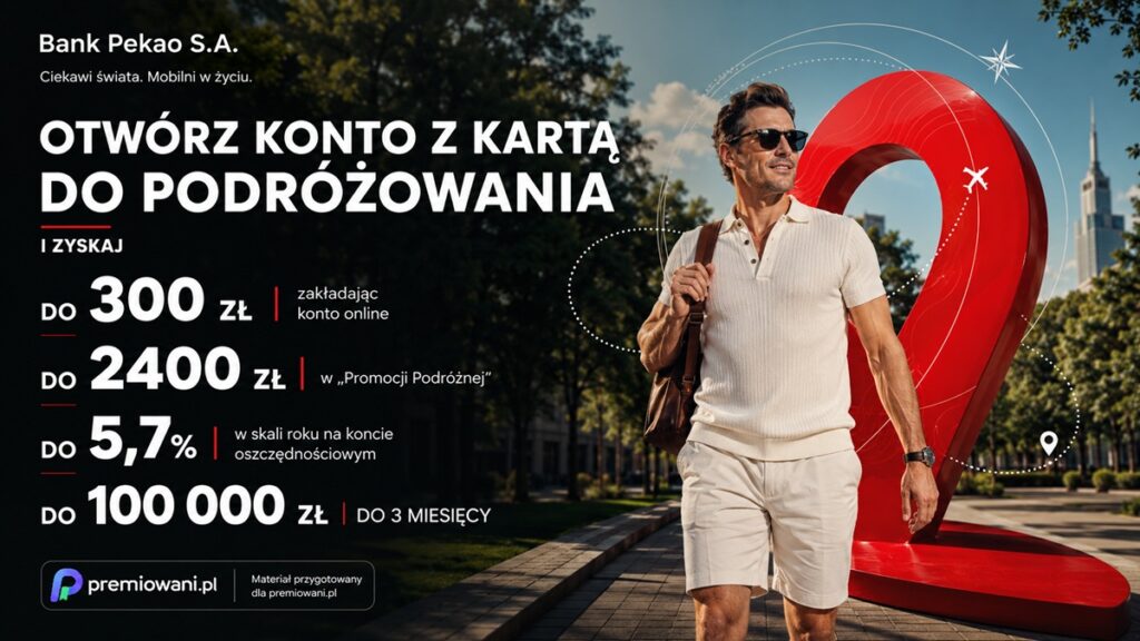 Promocja Konta Przekorzystnego w Banku Pekao z premią do 2700 zł - edycja 2