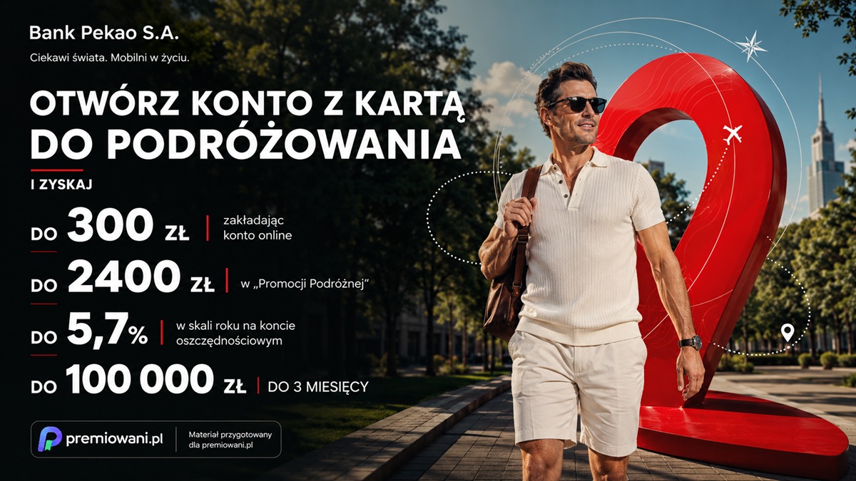 Promocja Konta Przekorzystnego w Banku Pekao z premią do 2700 zł - edycja 2