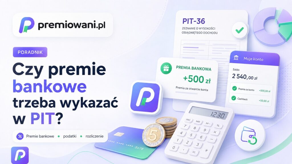 Czy premie bankowe trzeba wykazać w PIT – premie za konto i rozliczenie podatku