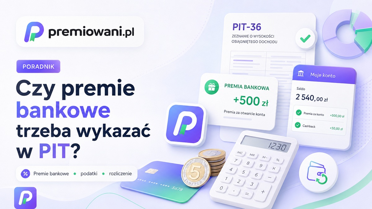 Czy premie bankowe trzeba wykazać w PIT – premie za konto i rozliczenie podatku
