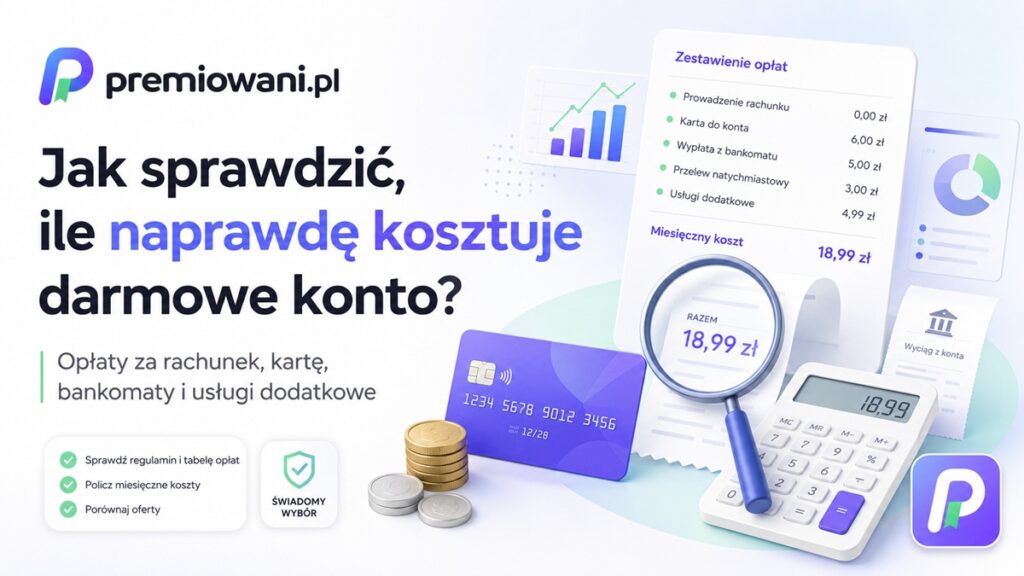 Jak sprawdzić, ile naprawdę kosztuje darmowe konto – analiza opłat za rachunek, kartę i bankomaty