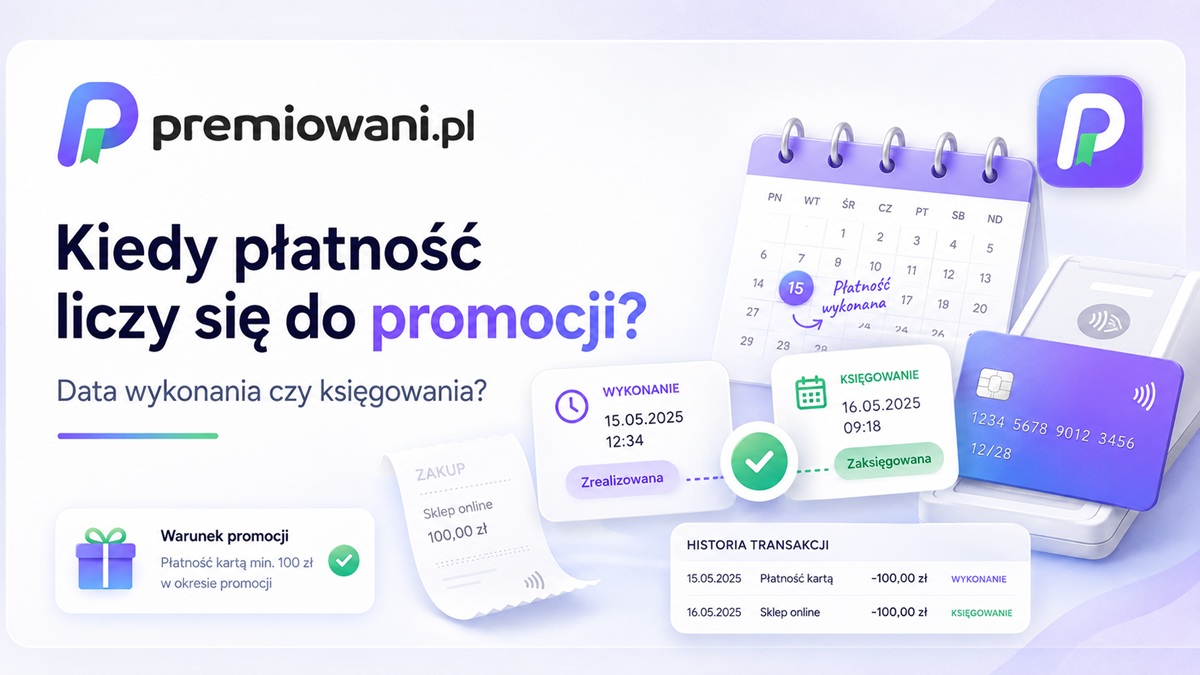 Kiedy płatność liczy się do promocji – porównanie daty wykonania i księgowania transakcji