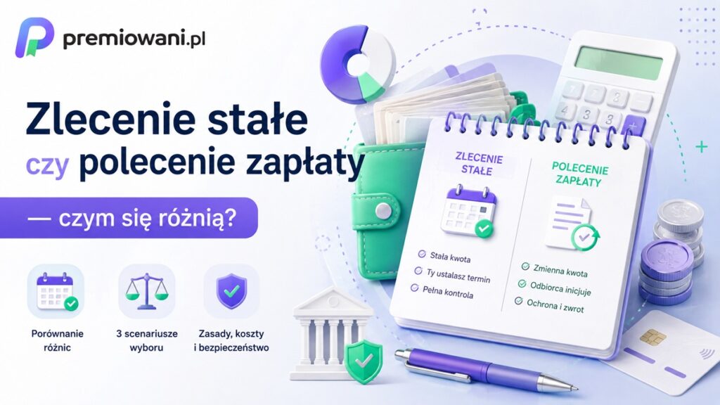 Zlecenie stałe czy polecenie zapłaty — porównanie zasad, kwot i sposobu realizacji płatności