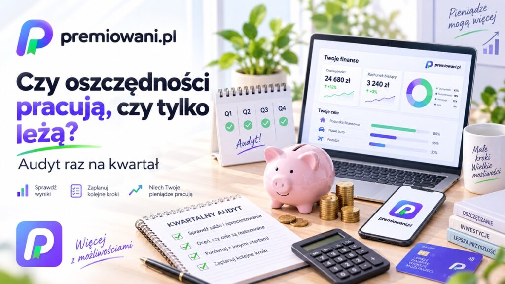 Audyt oszczędności raz na kwartał – sprawdzanie oprocentowania, salda i warunków oszczędzania