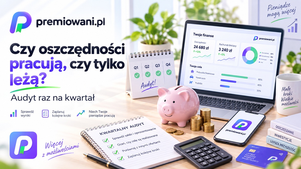 Audyt oszczędności raz na kwartał – sprawdzanie oprocentowania, salda i warunków oszczędzania