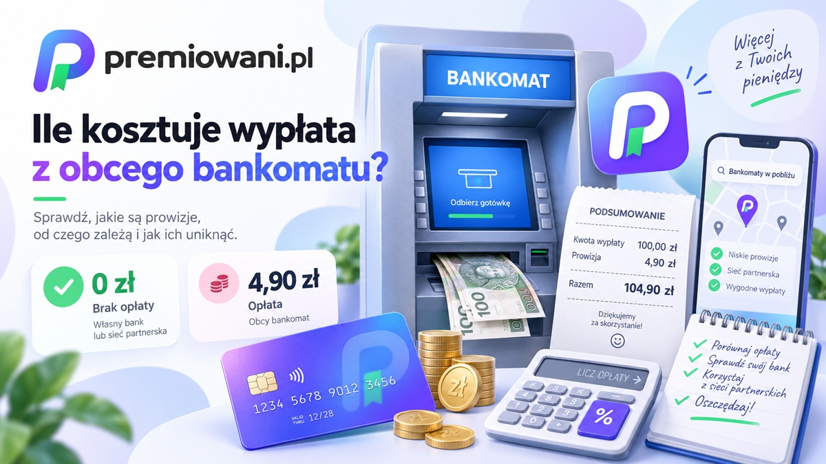 Ile kosztuje wypłata z obcego bankomatu – porównanie prowizji i kosztów wypłaty gotówki