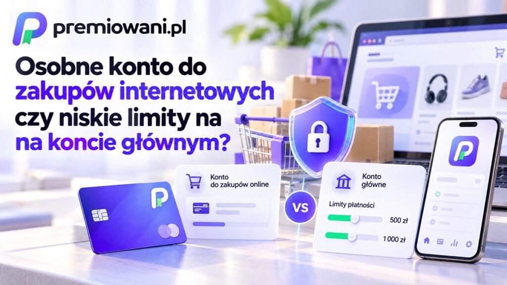 Osobne konto do zakupów internetowych czy niskie limity na koncie głównym – porównanie bezpieczeństwa płatności online