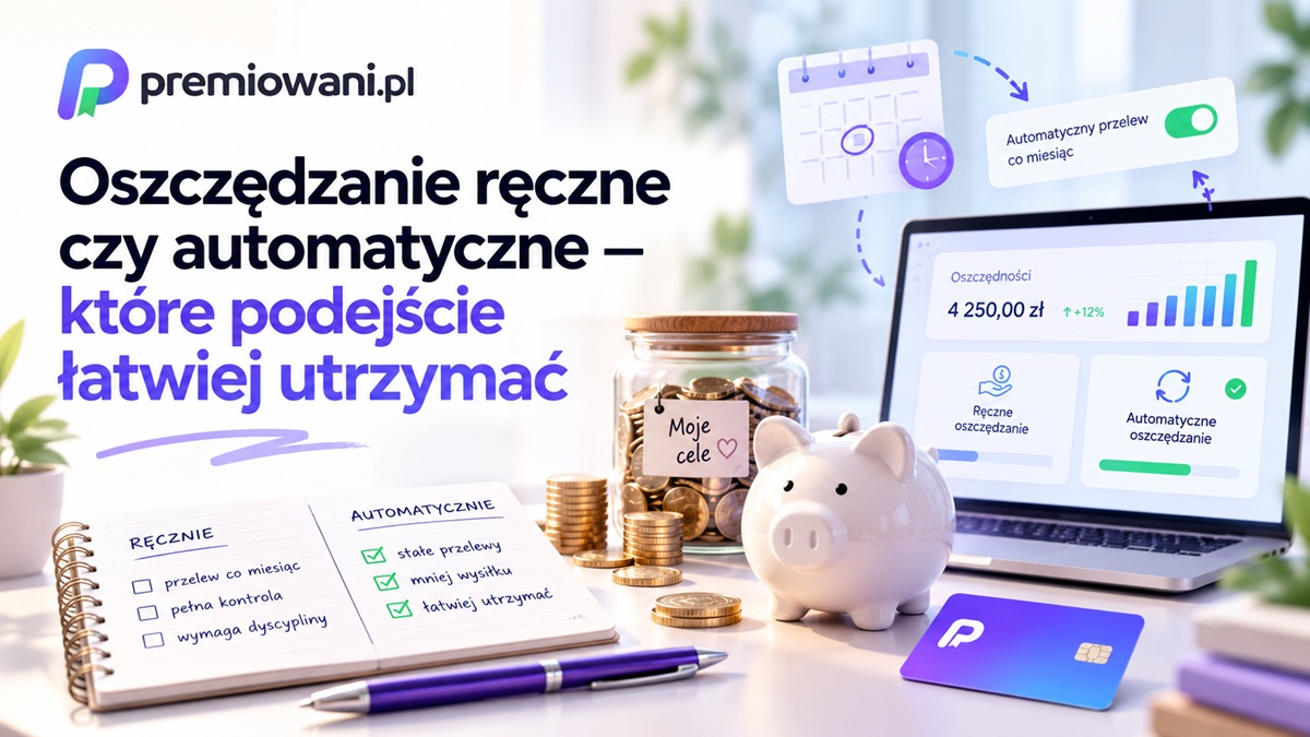 Oszczędzanie ręczne czy automatyczne — porównanie metod odkładania pieniędzy